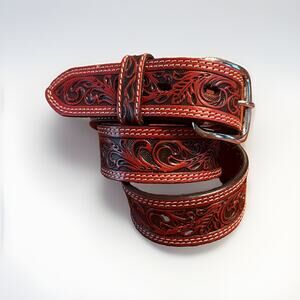 Ranger BELT 28 Tooled Leather Belt Western Men’s Youth